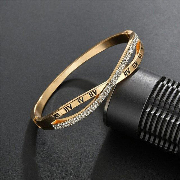Stainless Steel Anti Tarnish Nail Bracelet For Women