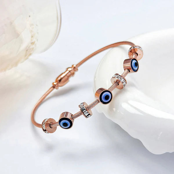 Stainless Steel Anti Tarnish Nail Bracelet For Women